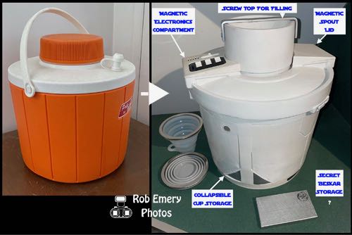 A Camtono (from The Mandalorian) that I made out of a Coleman Poly-lite cooler